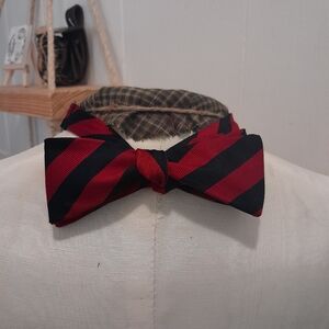 Black and Red bow tie